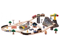 Железная дорога - деревянный игровой набор Горная стройка в контейнере KidKraft